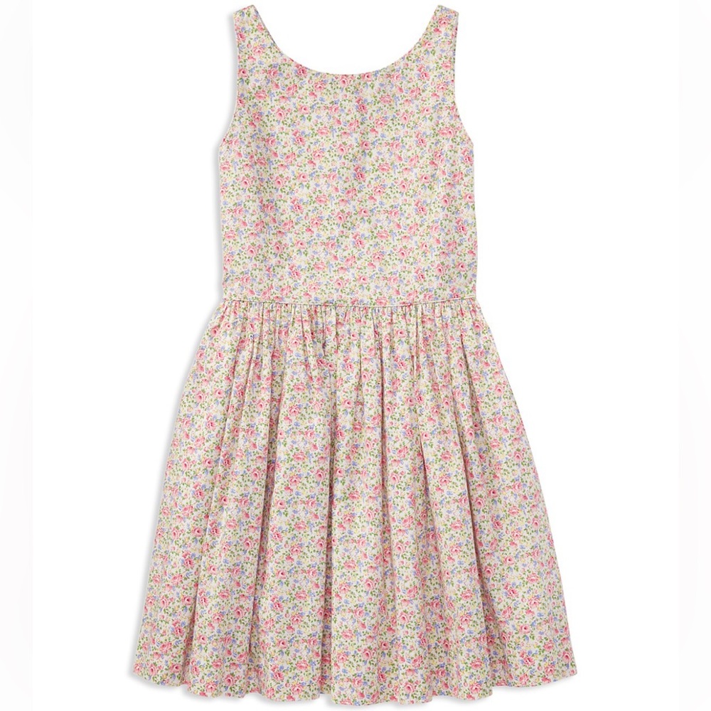 Polo Ralph Lauren Girls' Cotton Poplin Floral Dress